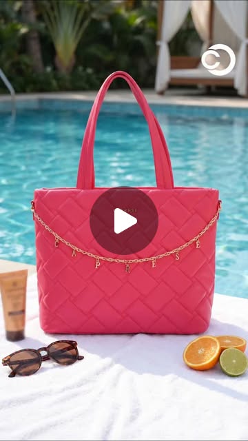 Caprese - Summer Fuchsia Tote