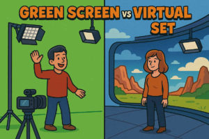 Green Screen vs Virtual Set What’s the Difference