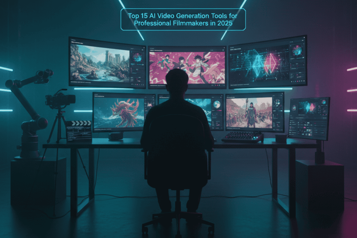 Top 15 AI Video Generation Tools for Professional Filmmakers in 2025